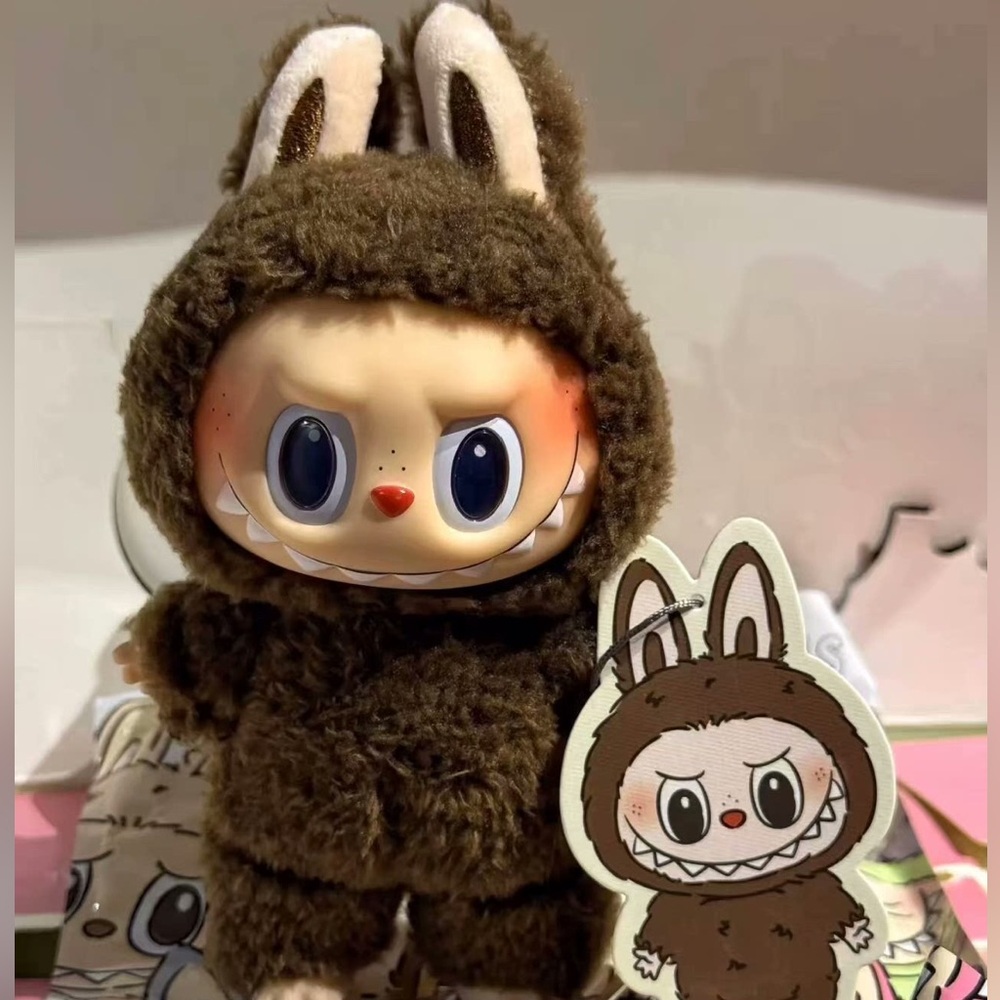 POP MART Adorable Brown Bunny Plush Toy